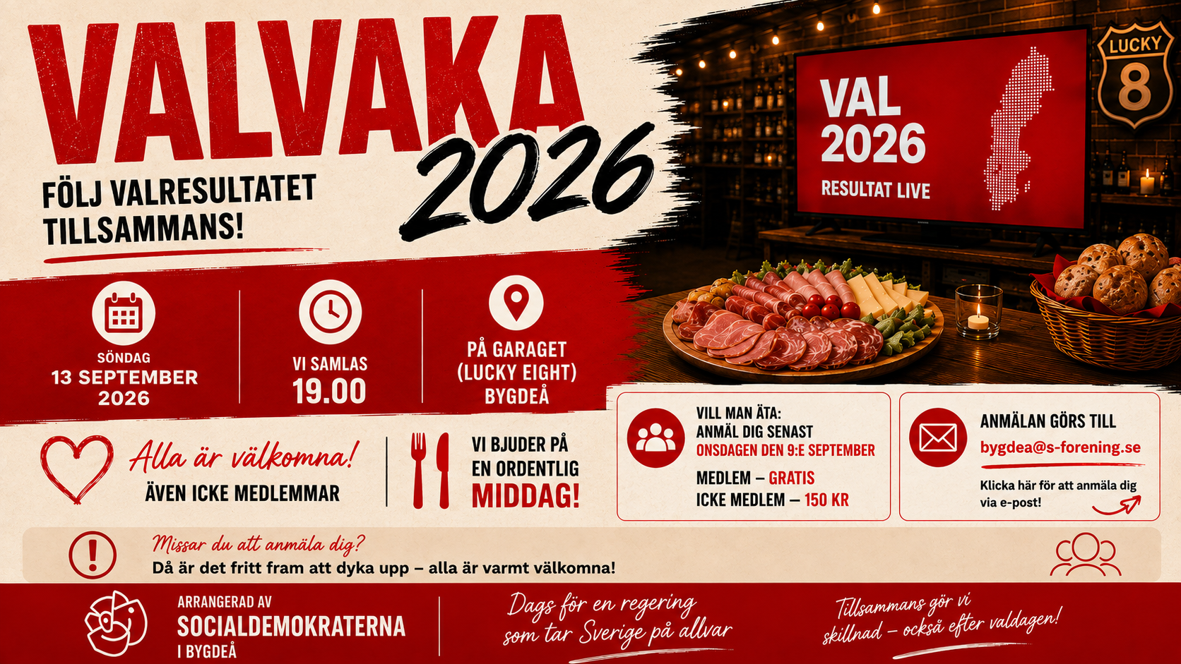 Valvaka 2026 i Bygdeå